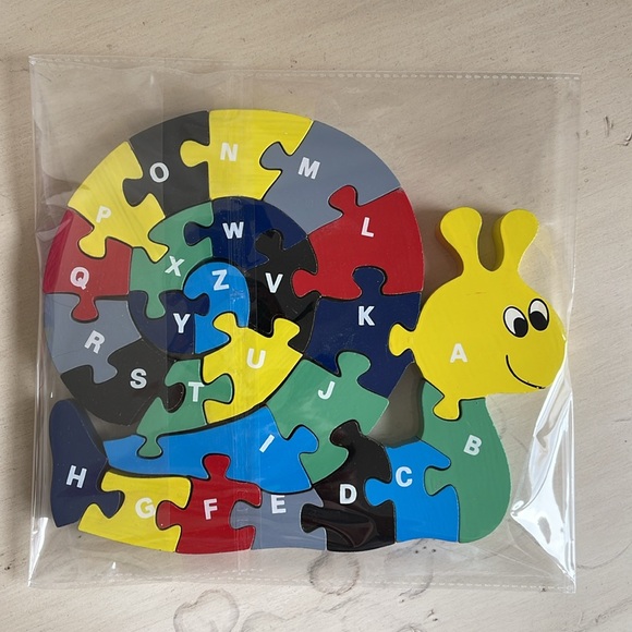 WOODEN ALPHABET TURTLE PUZZLE - Picture 9 of 9